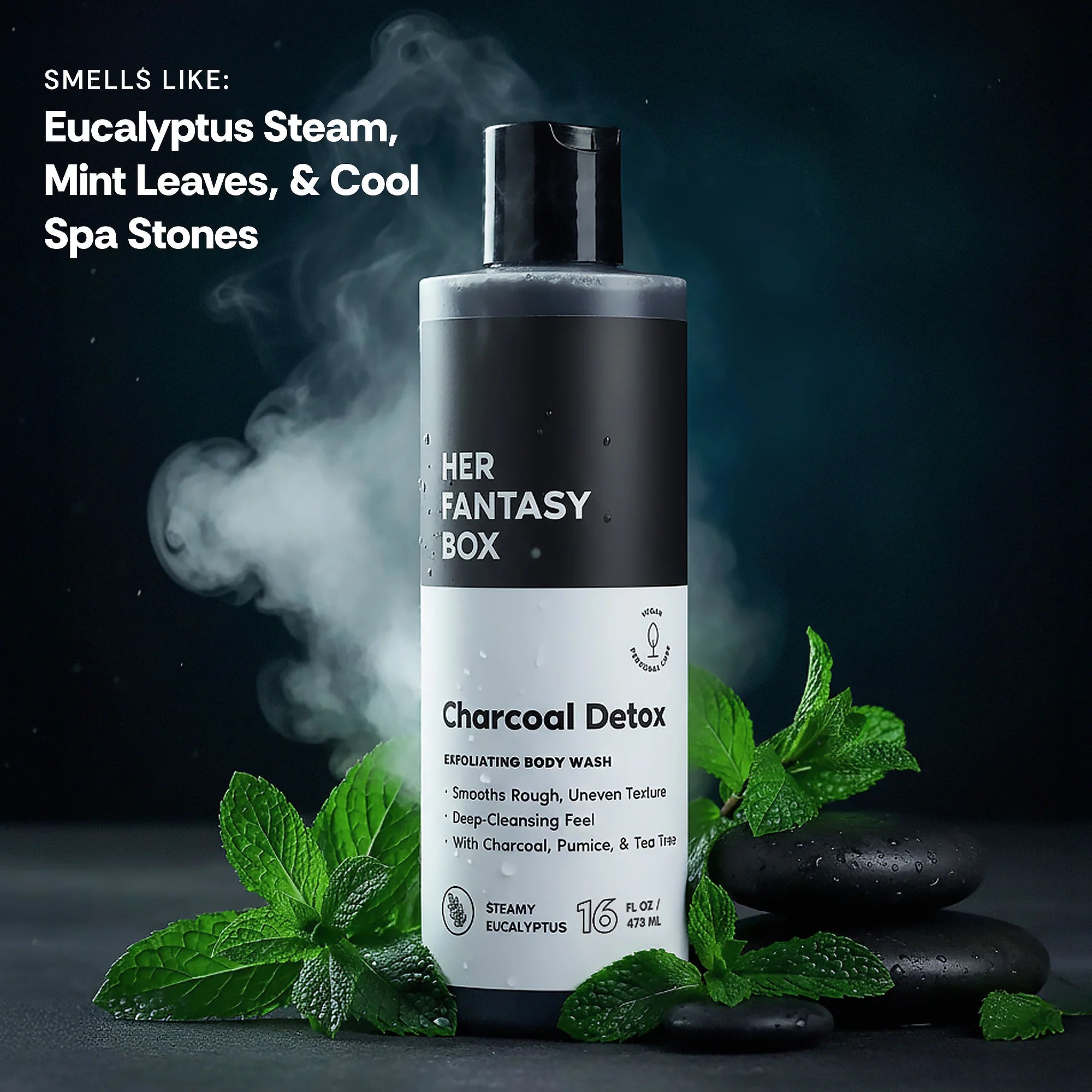 Charcoal Detox Exfoliating Body Wash