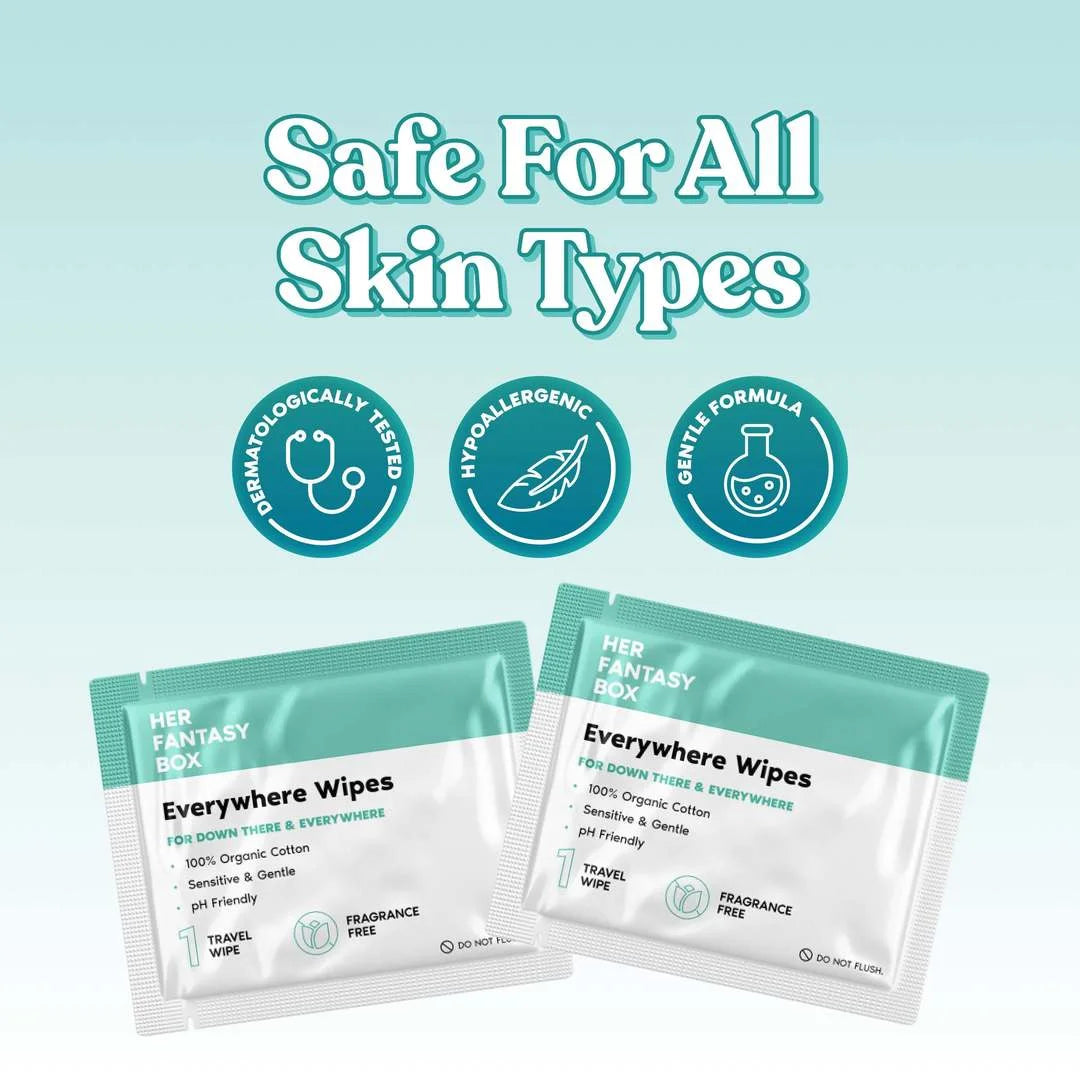 Everywhere Wipes Travel Size - 120 Wipes, 8 Pack
